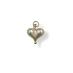 BUBBLE HEART PEARL CHARM 1,5CM