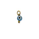 LIGHT BLUE EYE CHARM 1CM