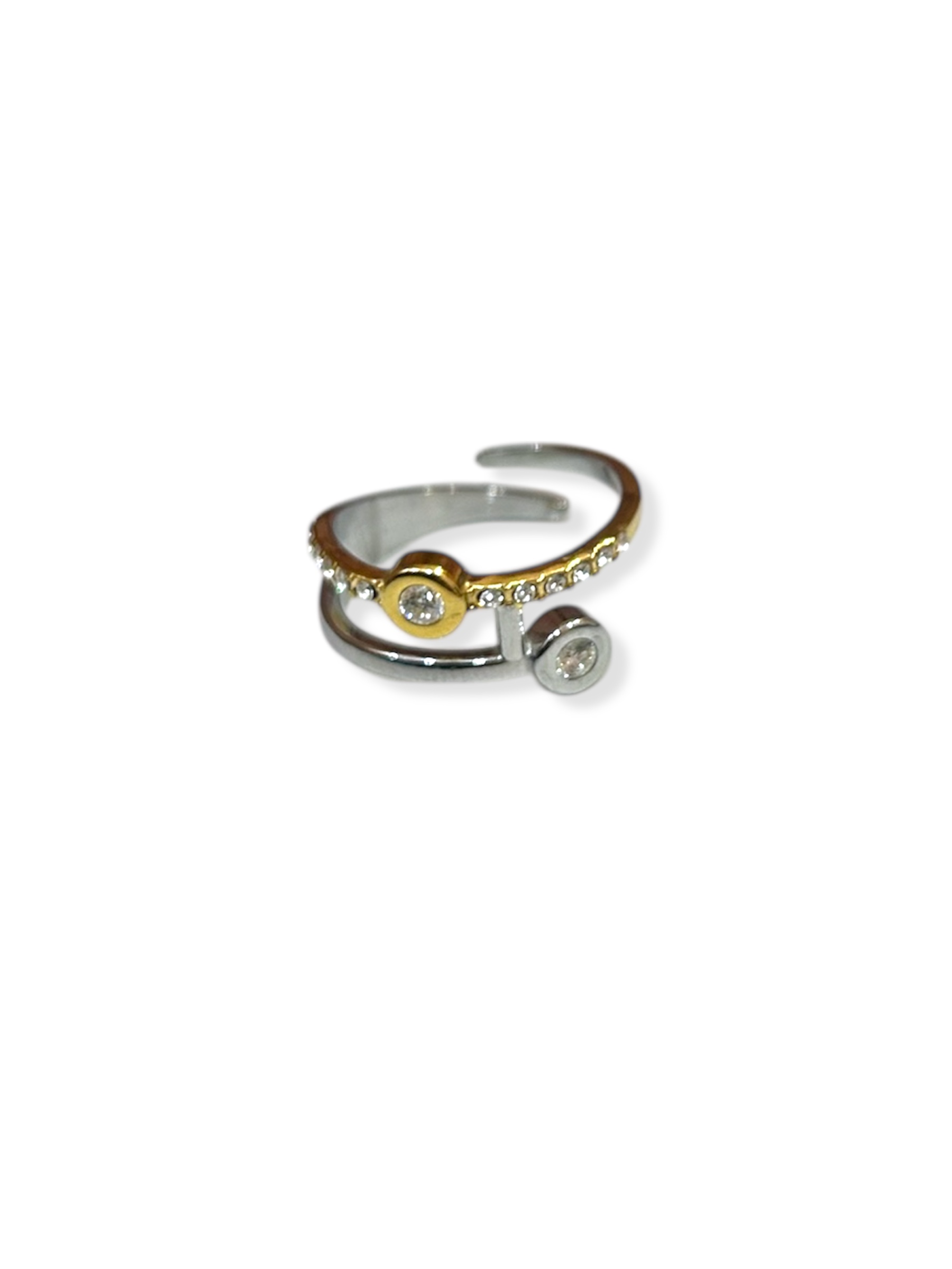 Photoroom_20251015_162825 GEKLYN SILVER&GOLD RING - Image 1