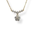 NANSY SPARKLE FLOWER NECKLACE