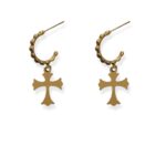 GOLDY CROSSES EARRINGS