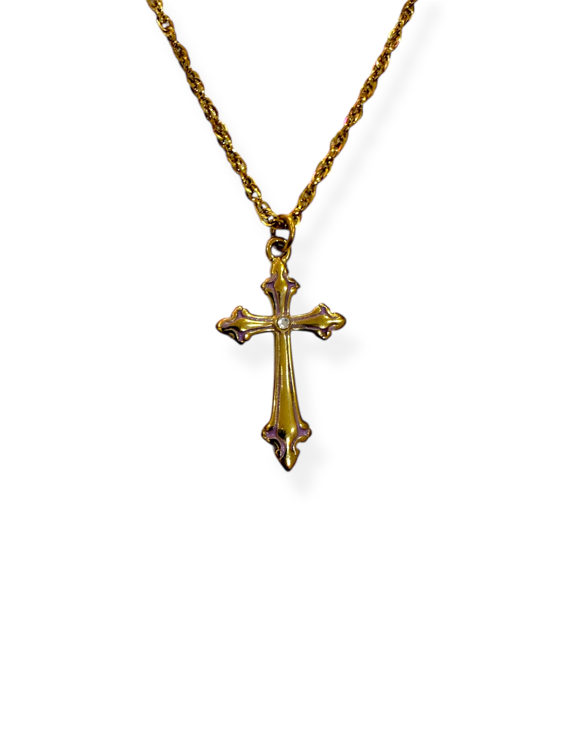 Photoroom_20251017_192857 LILLA CROSS NECKLACE - Image 1