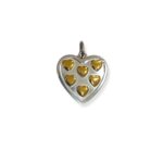 MIX HEARTS CHARM 2,5CM