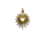GOLD LOVE CHARM 2,5CM
