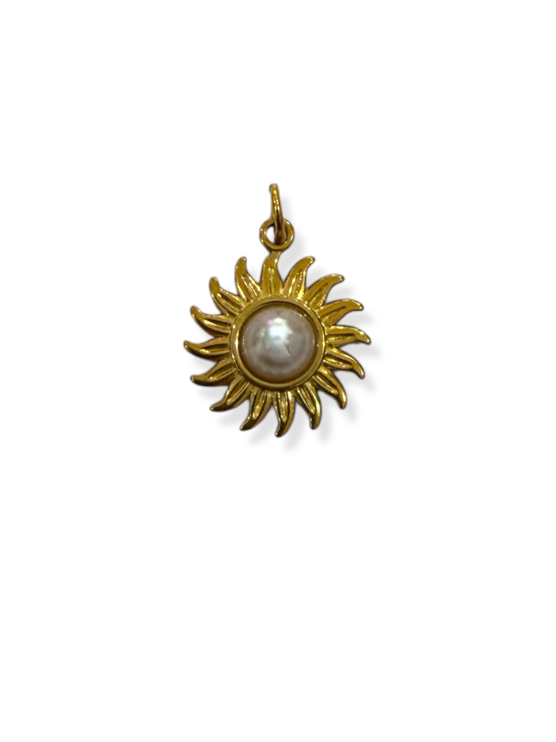 Photoroom_20251020_152242 GOLD SUN PERLA CHARM 2,2CM - Image 1