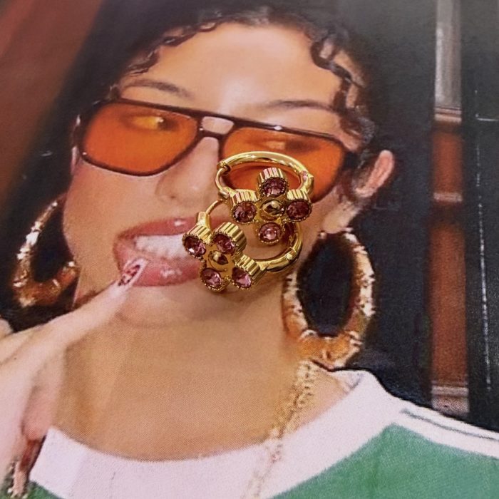 HYPEA PINK CROSSES EARRINGS