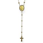 AMMEL TIE CROSS NECKLACE