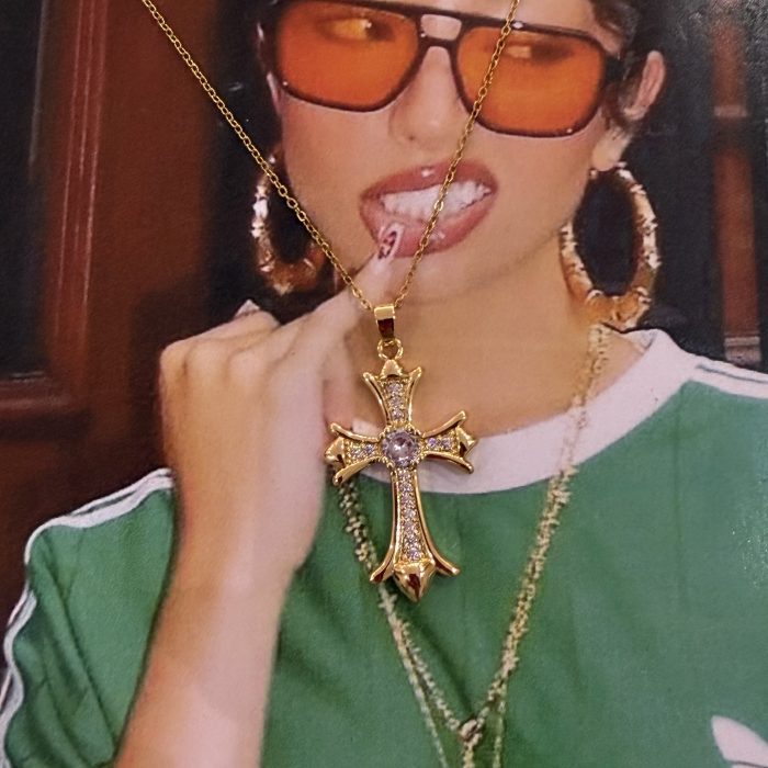 POLLYN CROSS NECKLACE