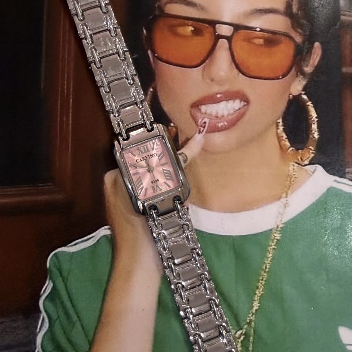 COCO SILVER&PINK WATCH