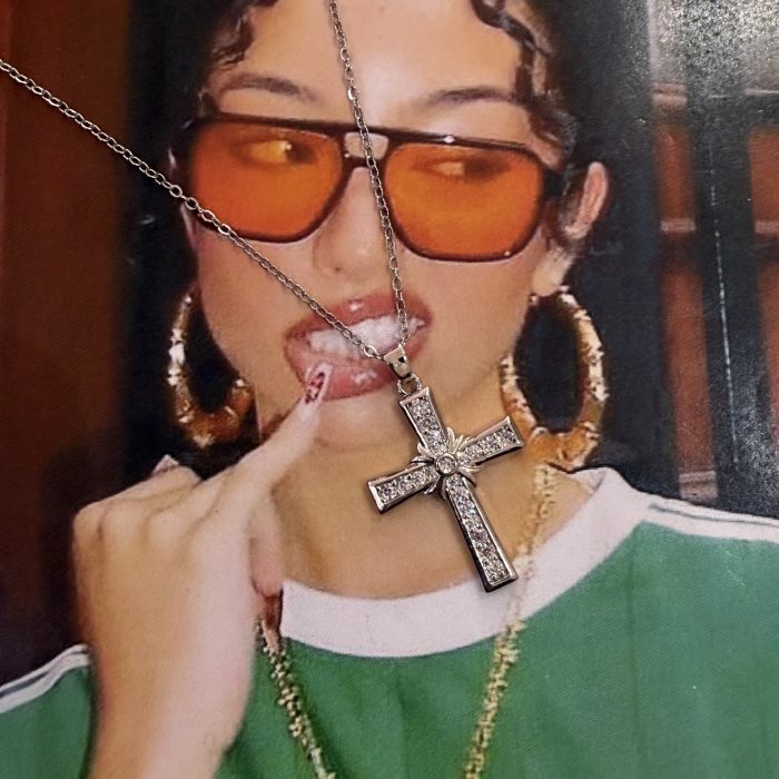 ARETY CROSS NECKLACE