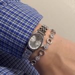 MONARCH SILVER WHITE WATCH