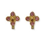 HYPEA PINK CROSSES EARRINGS