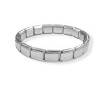 CLASSIC SILVER BRACELET FOR ITALIAN CHARMS