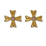 BOLLDYN CROSS EARRINGS
