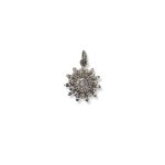 FLOWER SILVER CHARM 1,7CM