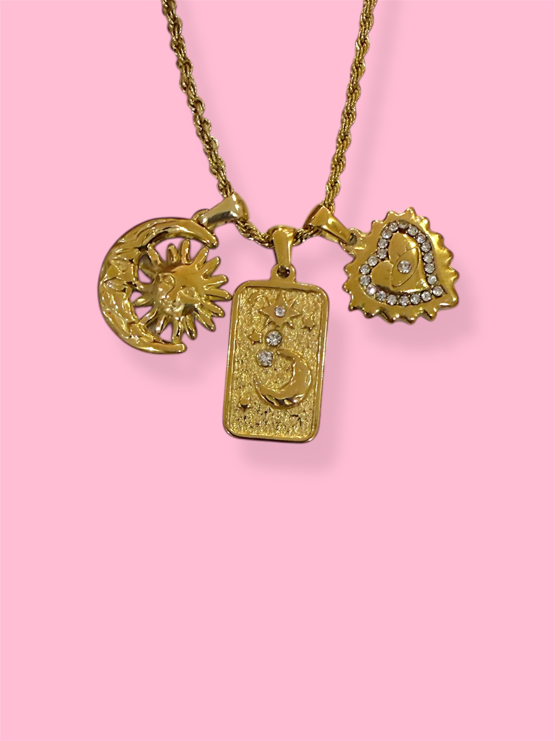Photoroom_20251222_234925 SUN & MOON CHARMY NECKLACE - Image 1