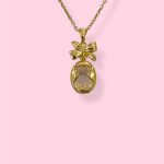 AMELY PINK BEAR  NECKLACE