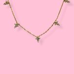 MINI CROSSES SPARKLING NECKLACE CHAIN