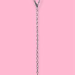 BOLY SILVER TIE CHAIN NECKLACE