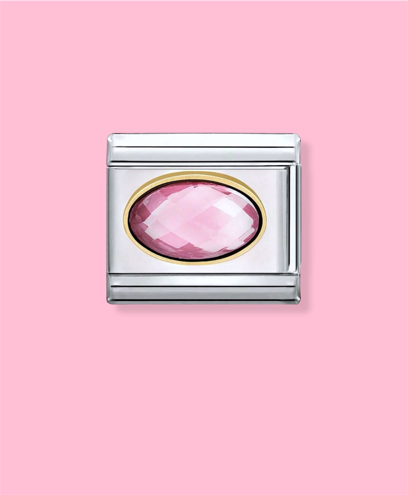 Photoroom_20251207_012437 PINK CRYSTAL ITALIAN CHARM - Image 1