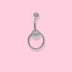 CLASSY SILVER Σκουλαρίκι Αφαλου