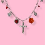 RED ELEV CHARM NECKLACE