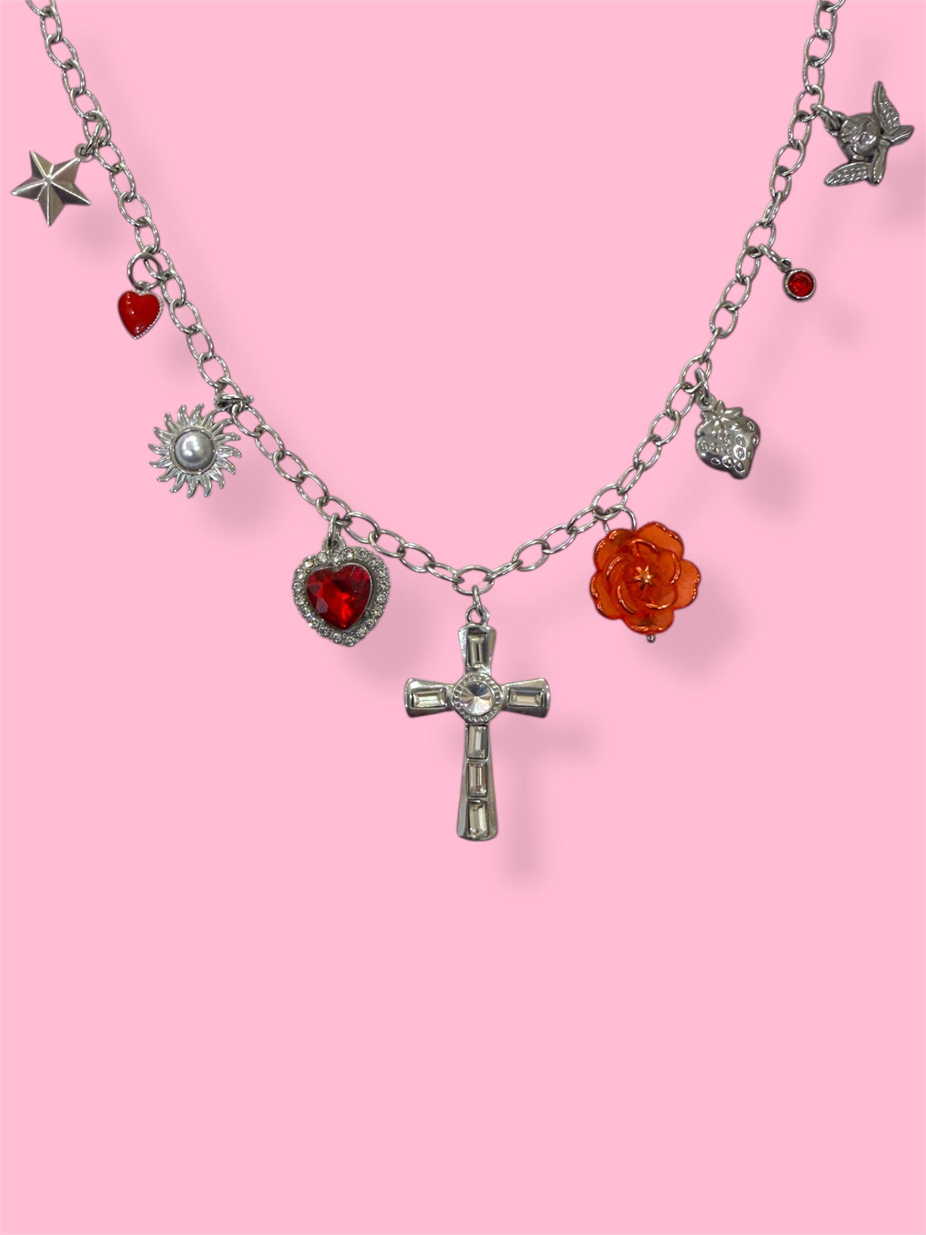 Photoroom_20251216_232355 RED ELEV CHARM NECKLACE - Image 1