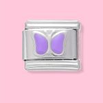 LILA BUTTERFLY ITALIAN CHARM
