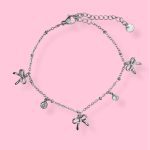 CUTE BOW CHARM BRACELET