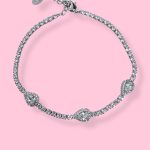 CRYSTYN SILVER BRACELET