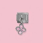 CROSS PINK ITALIAN CHARM