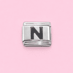 N SILVER ITALIAN CHARM