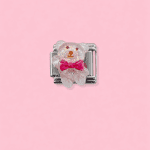 PINK BEAR ITALIAN CHARM
