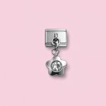 FLOWER SPARKLE ITALIAN CHARM