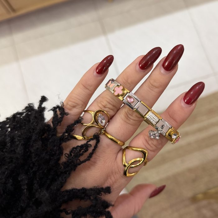 CROSS PINK ITALIAN CHARM