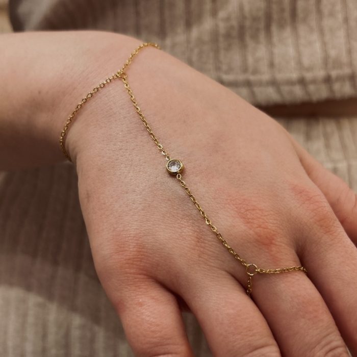 CRYSTALY RING BRACELET