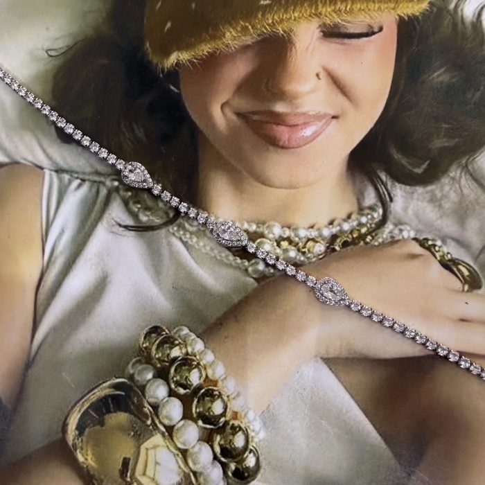 CRYSTYN SILVER BRACELET