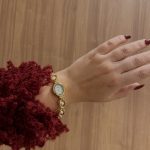 CLASSY PEARL GOLD WATCH