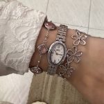 ORELLY WHITE& SILVER WATCH