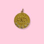 CRYSTAL EYE FLOURI CHARM 2CM