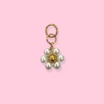 PEARL MINI FLOWER CHARM 1CM