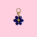 BLUE MINI FLOWER CHARM 1CM