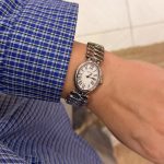 ARTEMYS SILVER&WHITE VINTAGE WATCH