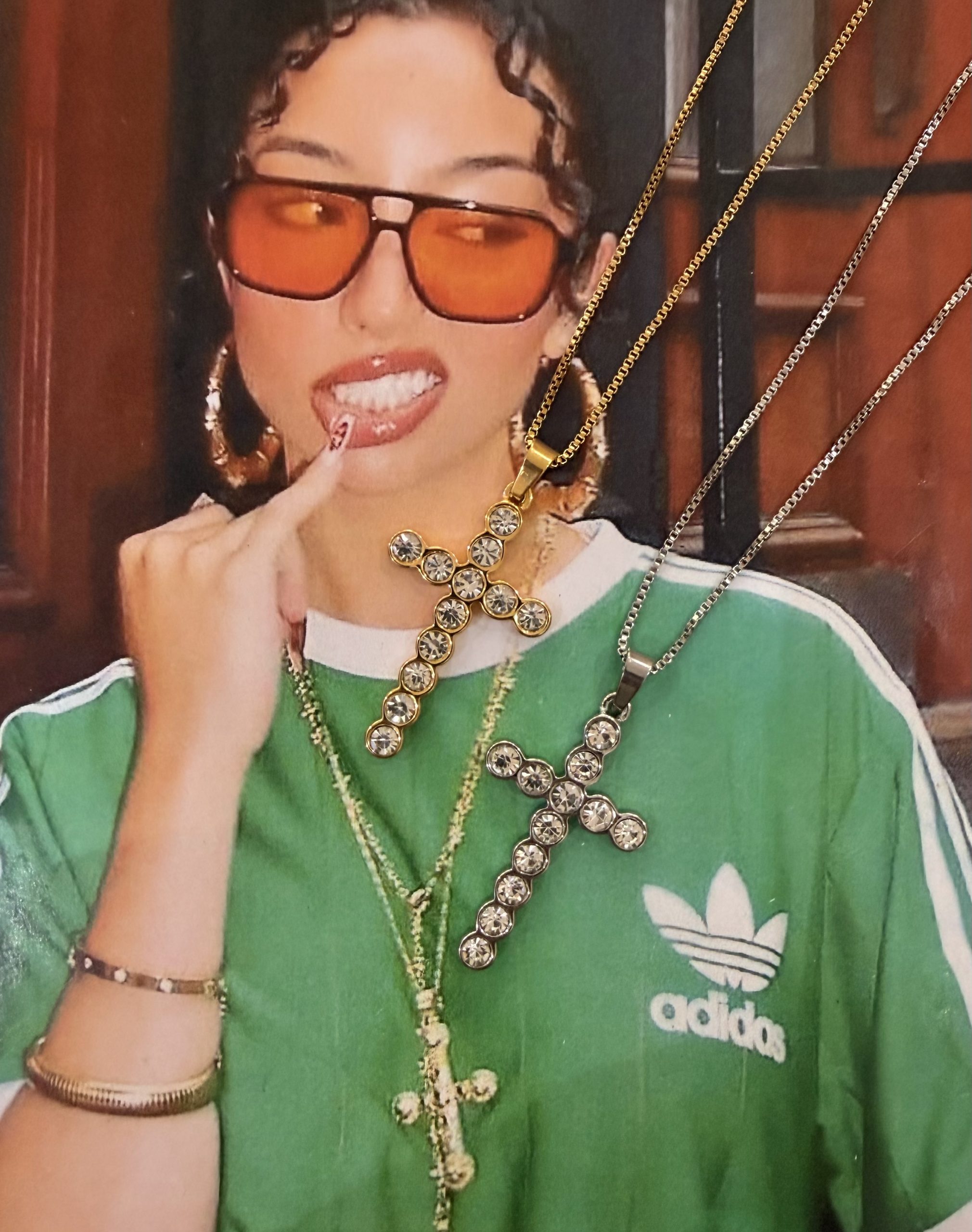 IMG_5305 POLETY CROSS NECKLACE - Image 1