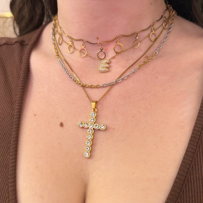 POLETY CROSS NECKLACE