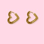 ARY HEART HOOPS EARRINGS