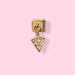 GOLD PIZA ITALIAN CHARM